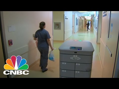 Robot Hospital Couriers At UCSF Medical Center | CNBC