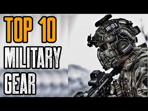 TOP 10 AMAZING MILITARY ROBOTS & GEAR 2020