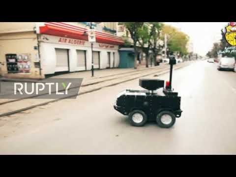 Tunisia: P-Guard robots patrol streets during coronavirus lockdown